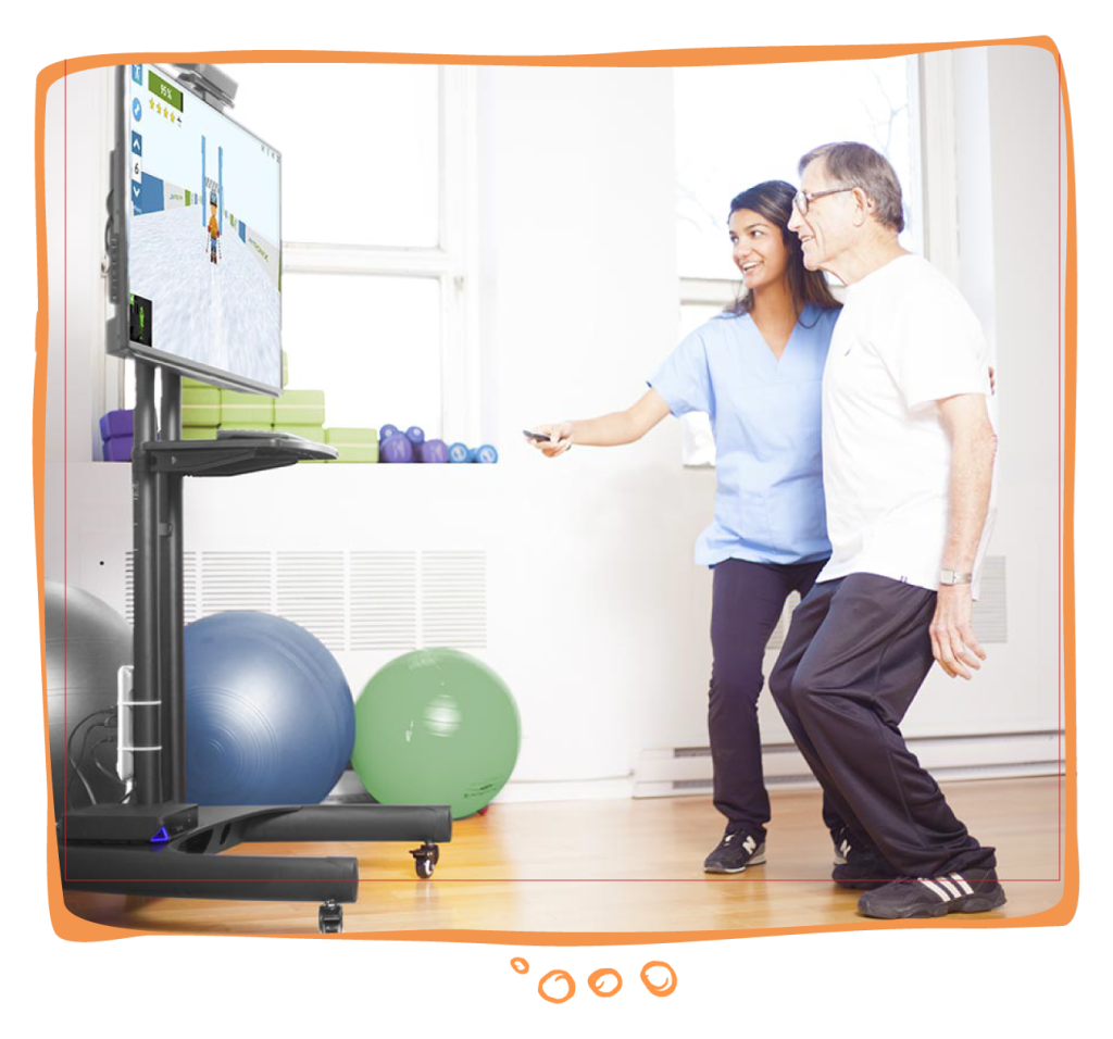 Jintronix is a virtual therapy system for rehabilitation and senior care. Image from Jintronix.