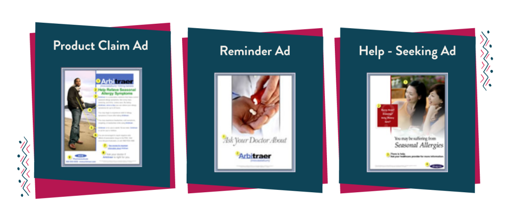 Example by FDA about DTC advertising.